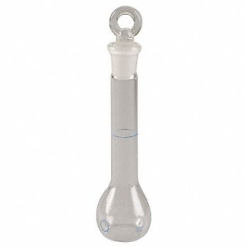 LAB SAFETY SUPPLY Flask Class A Volumetric Glass 5mL PK12, 5YHZ3