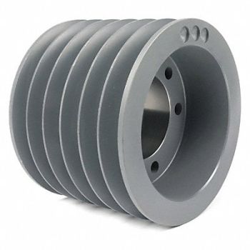 TB WOOD S V-Belt Pulley Detachable 6Groove 7.1 OD, 5YLD2