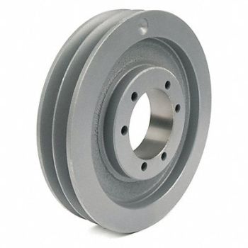 TB WOOD S V-Belt Pulley Detachable 2Groove 8.95 OD, 5YKN3