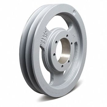TB WOOD S V-Belt Pulley Detachable 2Groove 9.75 OD, 5YKP1