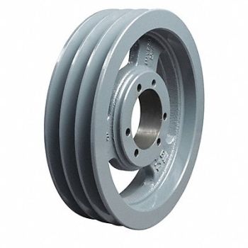 TB WOOD S V-Belt Pulley Detachable 3Groove 9.75 OD, 5YKP2
