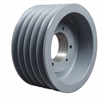 TB WOOD S V-Belt Pulley Detachable 5Groove 11.3 OD, 5YKX9