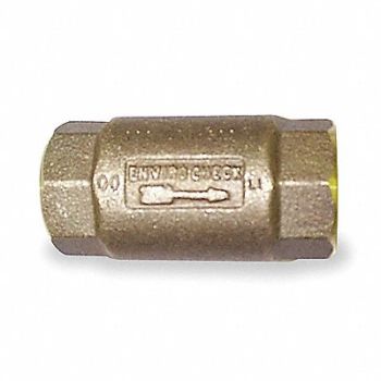 CAMPBELL Spring Check Valve Brass 2 FNPT, 5YM08