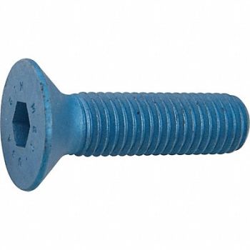 METRIC BLUE ScktFltHdScrw Steel M12-1.75 60mm L PK5, 5YMV4