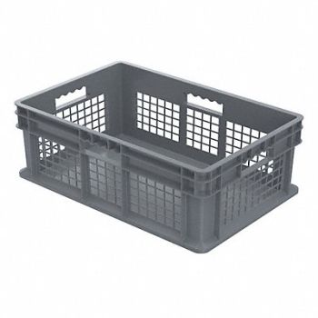 AKRO-MILS G6575 Straight Wall Ctr Gray Vented IndGrdPoly, 5YN13