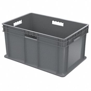 AKRO-MILS G6567 Straight Wall Ctr Gray Solid IndGrdPoly, 5YN14