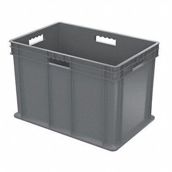 AKRO-MILS G6570 Straight Wall Ctr Gray Solid IndGrdPoly, 5YN15