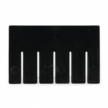 AKRO-MILS DividerIndstr Grd Poly 4 1/2 in PK6, 494C97