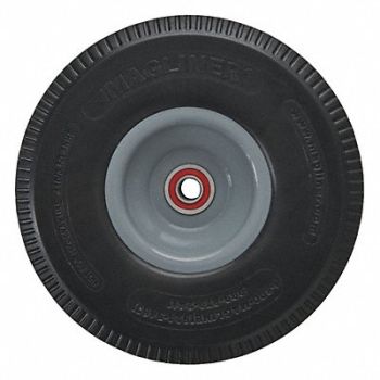 MAGLINER Replacement Wheel 250 lb Black Steel, 5YN86