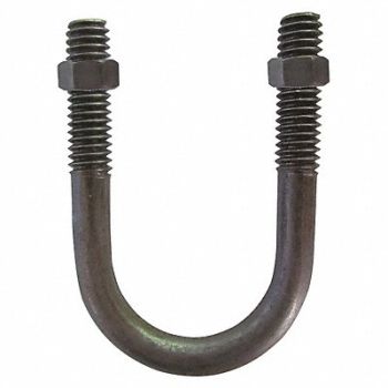 GRAINGER APPROVED Stndrd U-BltInsid 304 SS H 1 1/4 in PK10, 5YU69