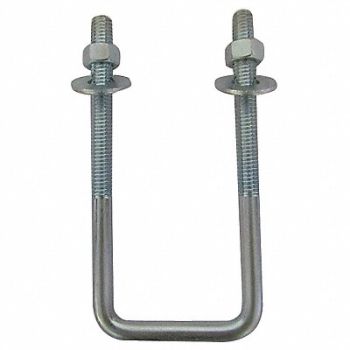 GRAINGER APPROVED Square U-BoltInside H 4 5/8 in, 5YY56