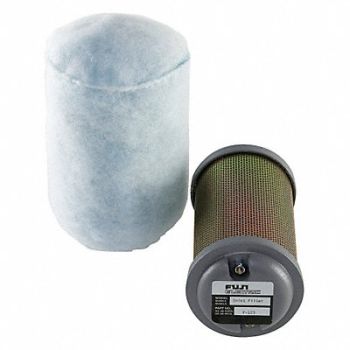 FUJI ELECTRIC Inlet Filter W/ Cover 3.87 OD Threaded, 5Z581
