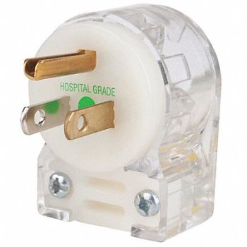 HUBBELL Angle Plug 5-15P 15A 125V, 5Z869