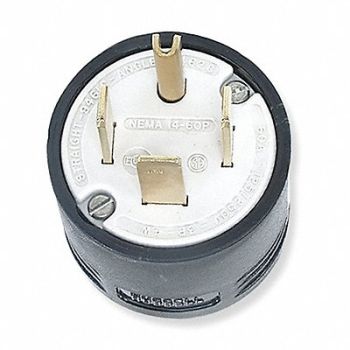 HUBBELL Plug 14-60P 60A 125/250V, 5Z888