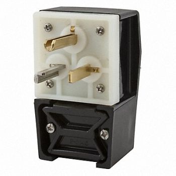 HUBBELL Angle Plug 5-30P 30A 125V, 5Z911