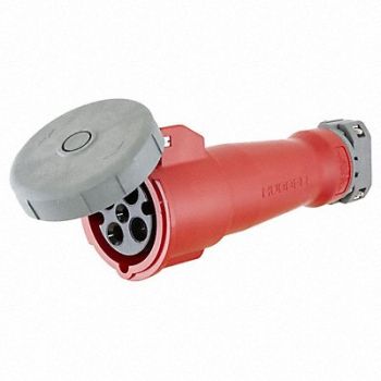 HUBBELL IEC Pin and Sleeve Connector 100A 480V, 5Z927