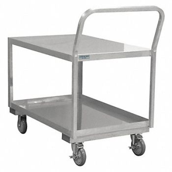 GRAINGER APPROVED Metal Shelf Cart 1 200 lb SS, 5ZGH5