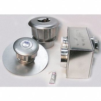 DAYTON Venting Surface Mount Steel, 5ZJT9