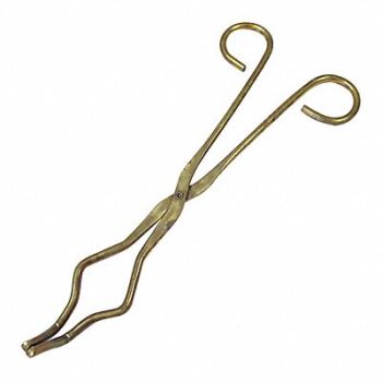 GRAINGER APPROVED Crucible Tongs 9 In Brass, 5ZPT3