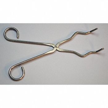 GRAINGER APPROVED Crucible Tongs 9 In Nickel, 5ZPT5