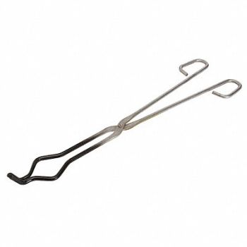 GRAINGER APPROVED Coated Crucible Tongs 18 In Plated Steel, 5ZPT7