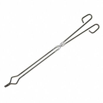 GRAINGER APPROVED Crucible Tongs 26 In Stainless Steel, 5ZPV0