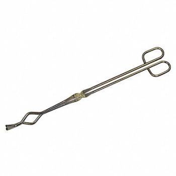GRAINGER APPROVED Extra-Long Tongs 28 In Stainless Steel, 5ZPV1