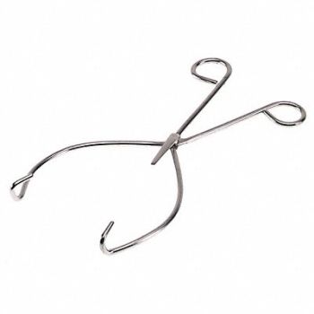 GRAINGER APPROVED Dish Clamp 9 In Stainless Steel, 5ZPV9