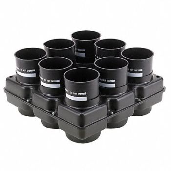 HUMBOLDT Test cylinder Transport Rack 4 In, 5ZPX6