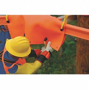 SALISBURY Insulating Blanket Orange 3 Ft x 3 Ft, 5ZV86