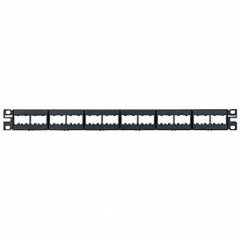 PANDUIT Patch Panel Mini-Com Rack Mt 24 Port, 5ZVX9