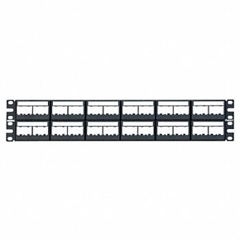 PANDUIT Patch Panel Mini-Com Rack Mt 48 Port, 5ZVY2