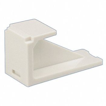 PANDUIT Blank Module Mini Com Black 1 Port, 5ZVZ3