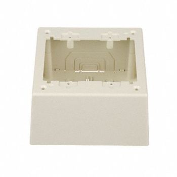PANDUIT Deep Junction Box Off White Boxes, 5ZWZ7