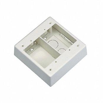PANDUIT Divided Junction Box Off White, 5ZWZ8