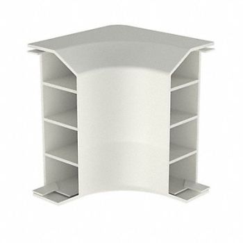 PANDUIT Inside Corner Off White PVC Elbows, 5ZXA3