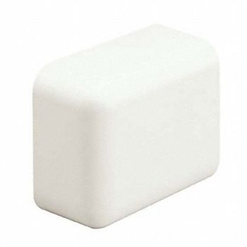 PANDUIT End Cap Off White PVC LD5 Raceway Caps, 5ZXE1