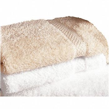 MARTEX BRENTWOOD Hand Towel 16 x 30 In Ecru PK24, 15V547
