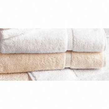 MARTEX BRENTWOOD Bath Sheet Towel 30 x 60 In Ecru PK12, 15V550