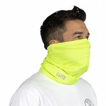 KLEIN TOOLS Cooling Neck and Face Band Yellow, 807JX5