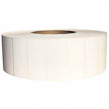 GRAINGER APPROVED Barcode Printer Label 2 W 1 H White, 60DX18