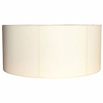 GRAINGER APPROVED Barcode Printer Label 3 W 3 H White, 60DX25