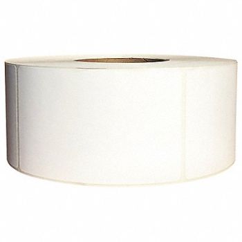 GRAINGER APPROVED Barcode Printer Label 4 W 8 H White, 60DX35