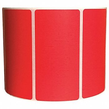 GRAINGER APPROVED Barcode Printer Label 4 W 2 H Red, 60DY02