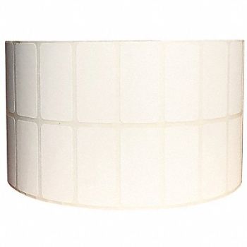 GRAINGER APPROVED Barcode Printer Label 2 W 1 H White, 60DX58