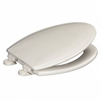 CENTOCO Toilet Seat Elongated White Plastic, 60EX40