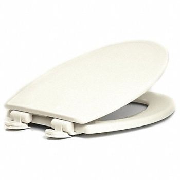 CENTOCO Toilet Seat Elongated White Plastic, 60EX41