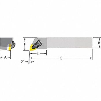 ULTRA-DEX USA Square Shank Tool Holder, 60FE35