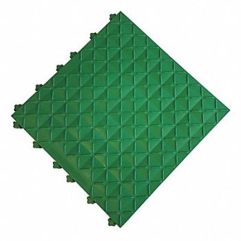 SAFE-FLEX Antifatigue Mat Interlocking PK10, 60FE98