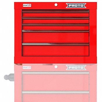 PROTO Gloss Red Heavy Duty Top Chest, 60FF69